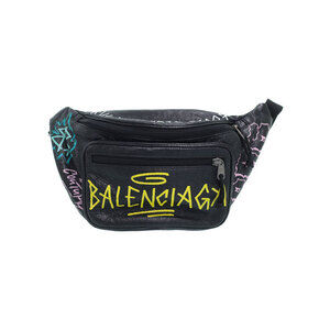 Balenciaga Explorer Graffiti Belt Bag Body